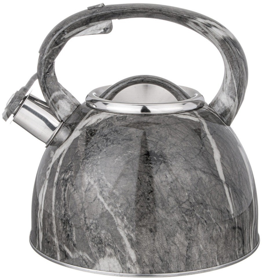 Чайник agness со свистком 2,5 л, индукцион. дно (907-262)