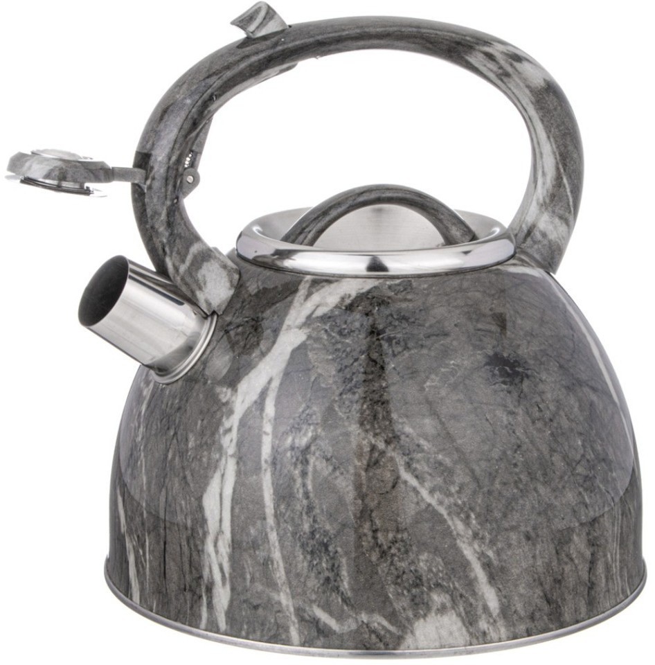 Чайник agness со свистком 2,5 л, индукцион. дно (907-262)