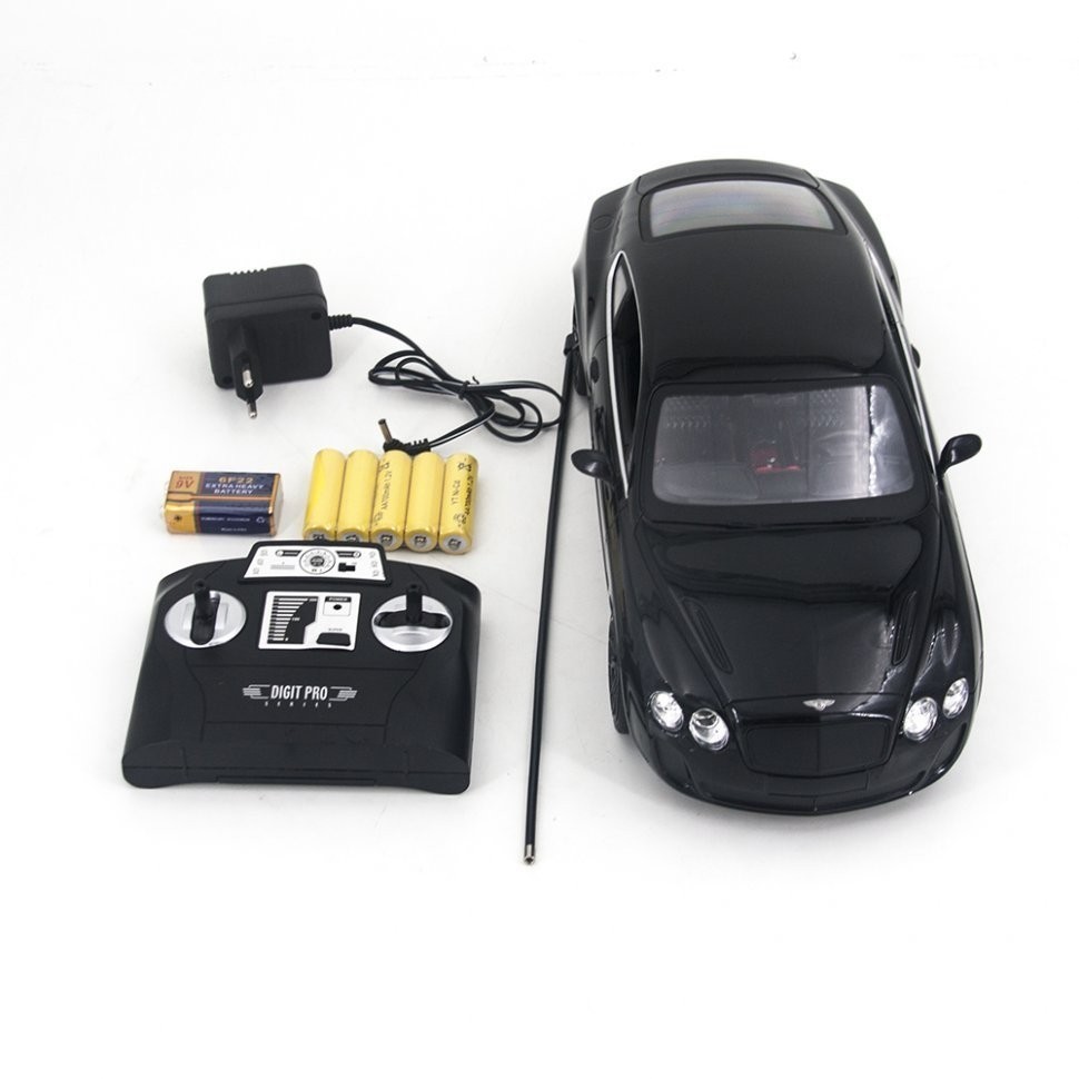 Радиоуправляемая машина Bentley GT Supersport Black 1:14 (MZ-2048)