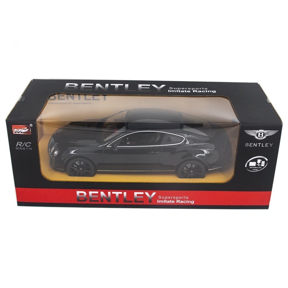 Радиоуправляемая машина Bentley GT Supersport Black 1:14 (MZ-2048)