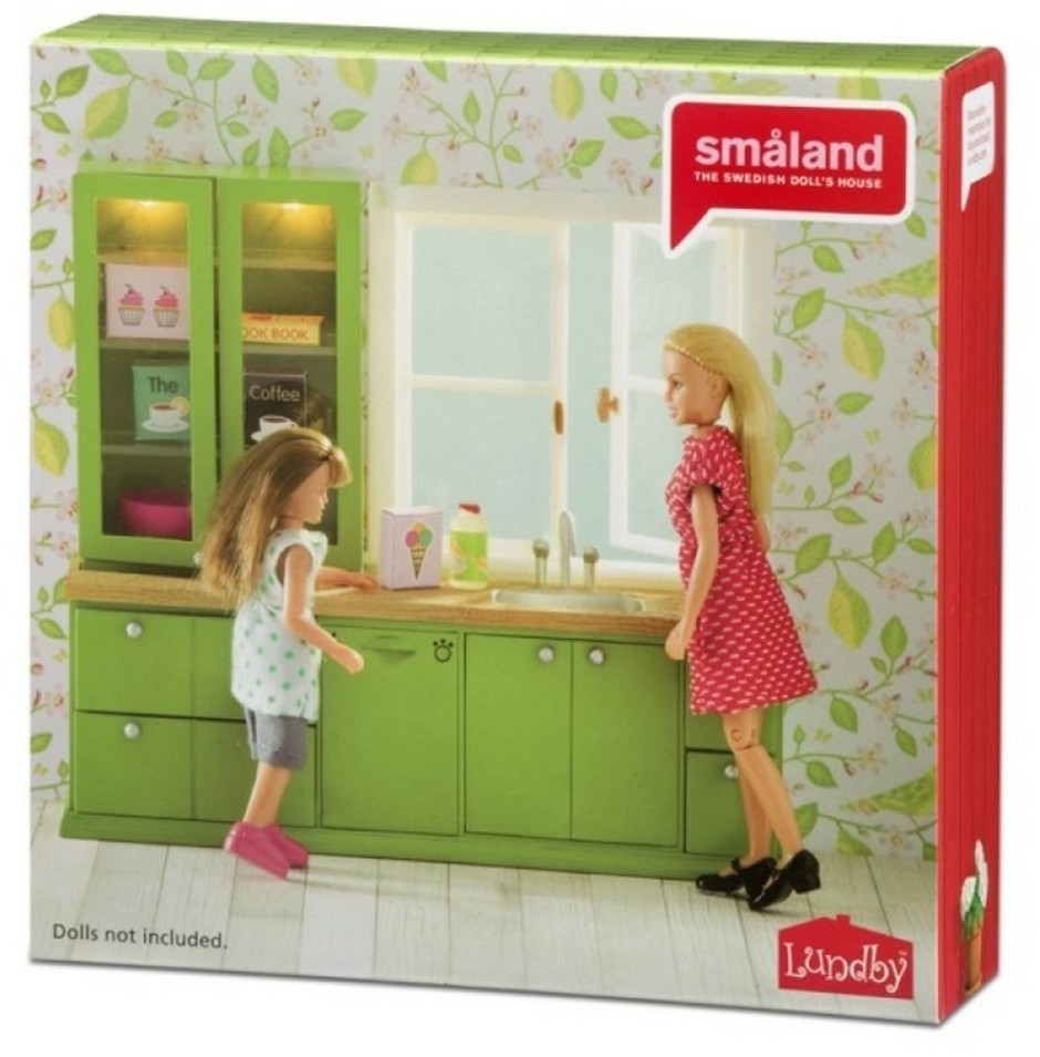 Кукольная мебель Смоланд Кухонный набор с буфетом (LB_60207700)