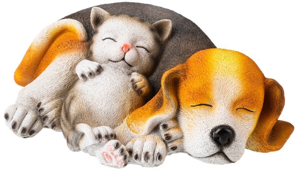 Фигурка декоративная "щенок и котенок" 26х19х10 см Lefard (146-2067)