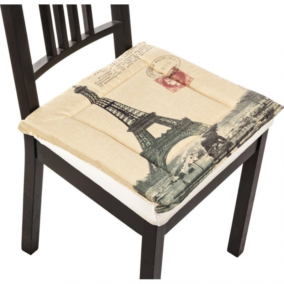 Сиденье для стула "париж", 40*40 см, 100% полиэстер SANTALINO (847-040)