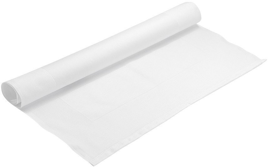 Салфетка сервировочная классическая белого цвета из хлопка из коллекции essential, 53х53 см (72159)