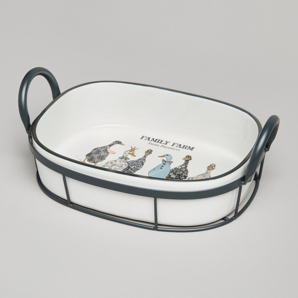 Форма на метал.подставке lefard "family farm" 30*19*9,5 cm (263-1370)