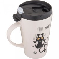 Кружка &quot;котомания&quot; 450мл Lefard (756-283)