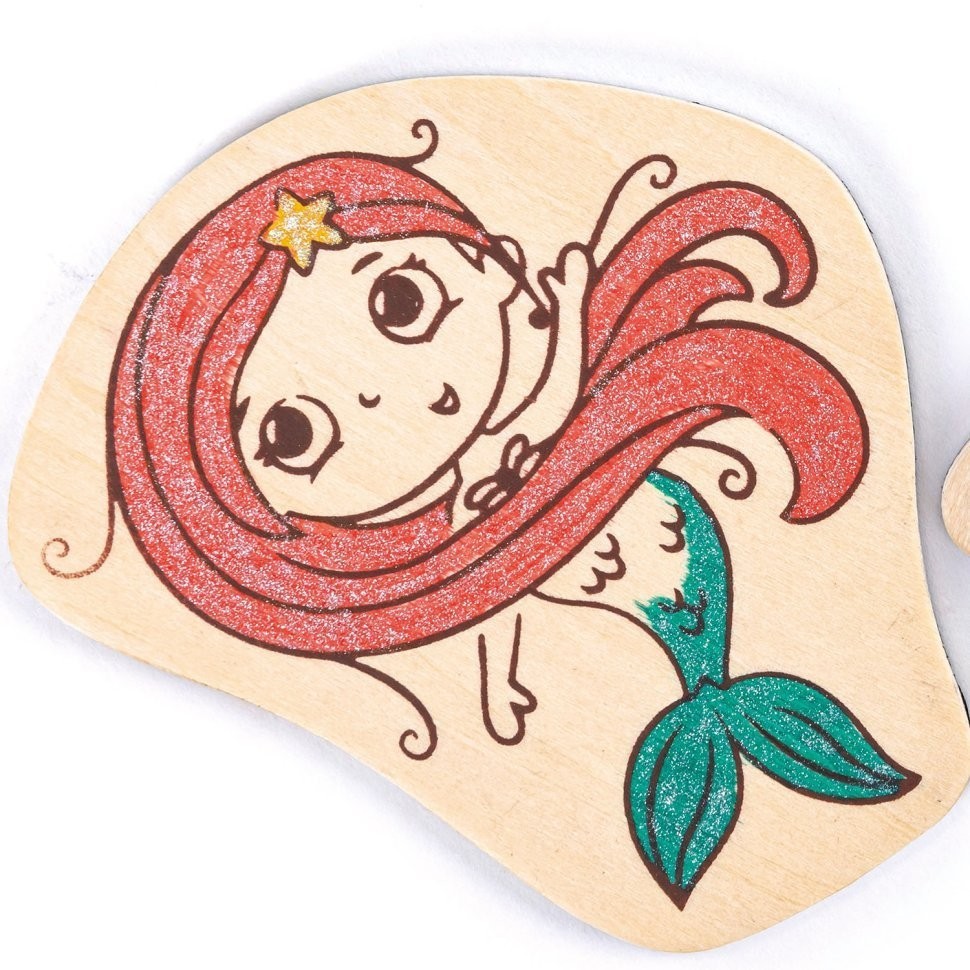 Набор для творчества  магниты-раскраски "Магнитные персонажи", в комплекте с фломастерами (E1077_HP)