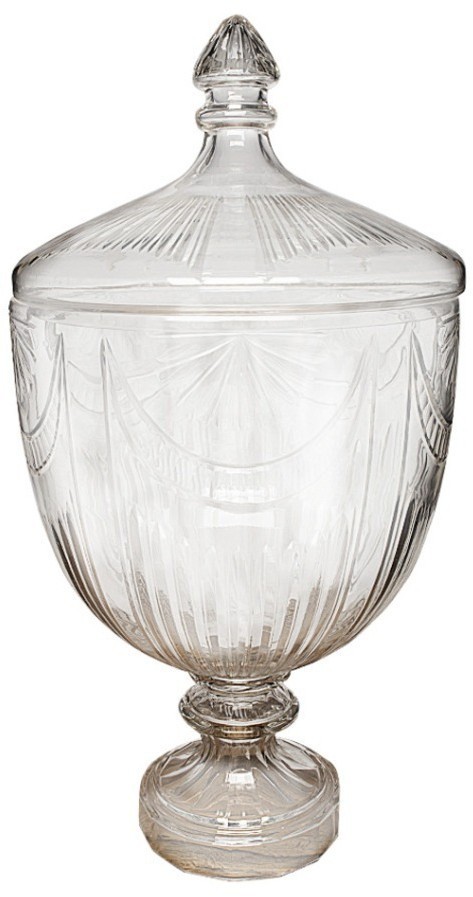 Ваза Трофи 2210F, хрусталь, clear, ROOMERS FURNITURE