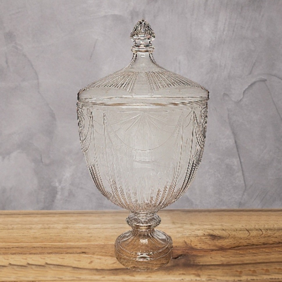 Ваза Трофи 2210F, хрусталь, clear, ROOMERS FURNITURE