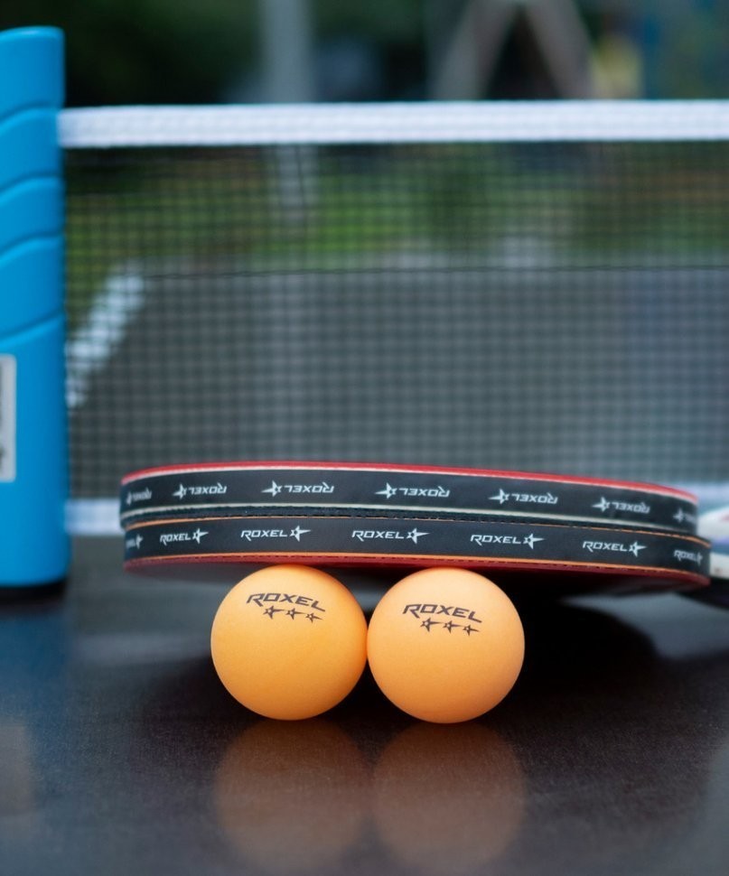 Мяч для настольного тенниса 3* Prime, оранжевый, 6 шт. (610667)