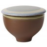 Чаша с крышкой L9286-BA, 12 см, каменная керамика, Brown, ROOMERS TABLEWARE