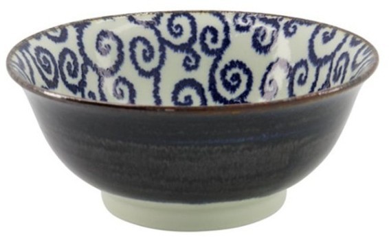 Чаша 18913, 18,8 см, фарфор, blue, TOKYO DESIGN