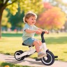 Детский беговел-велосипед 8в1 с крышей и ручкой, бежевый (TR010-BEIGE)