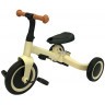 Детский беговел-велосипед 8в1 с крышей и ручкой, бежевый (TR010-BEIGE)