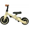 Детский беговел-велосипед 8в1 с крышей и ручкой, бежевый (TR010-BEIGE)