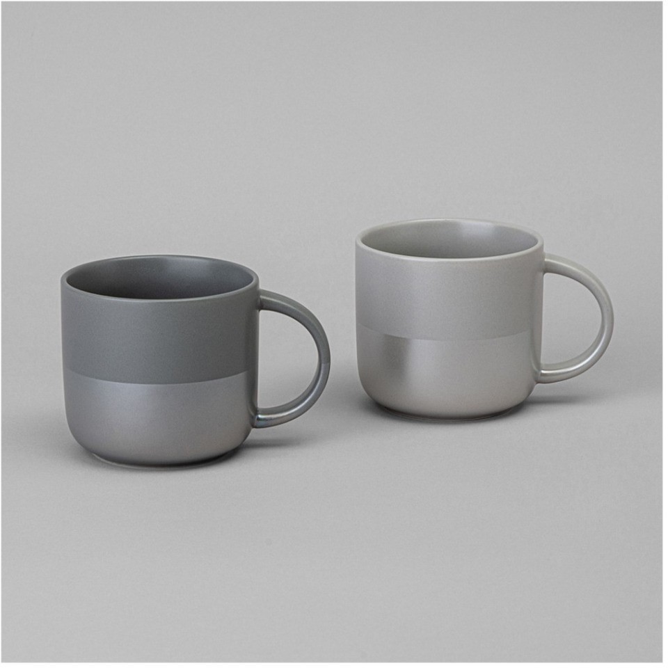 Набор кружек  bronco "velour" 2 шт. 440 мл (407-100-1)