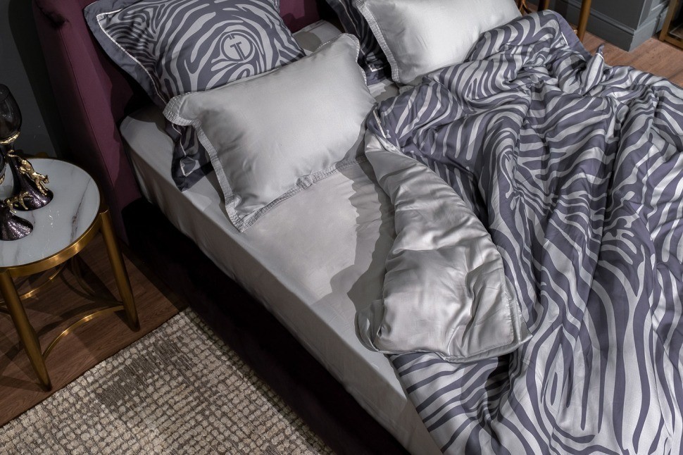 Простыня тенсель серая 240*250 (TT-00011337)