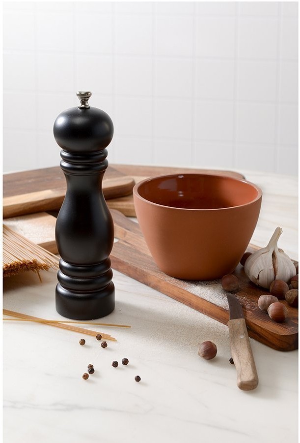Мельница для соли smart solutions, 20 см, коричневая (70657)