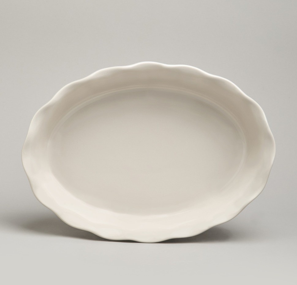 Форма для запекания овальная beige 33*23,5*7 см 1900 мл Agness (780-125)