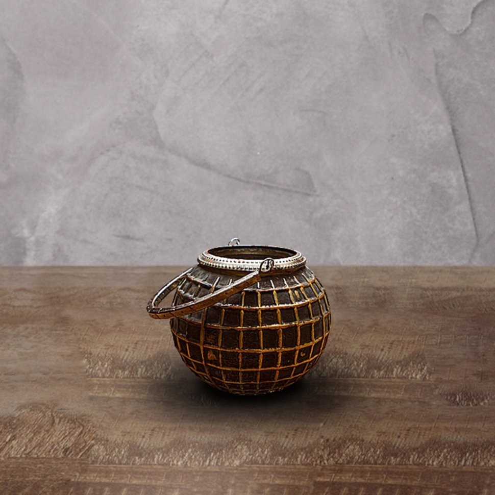 Подсвечник Ksa/5481, 16, стекло, металл, gray black gold, ROOMERS FURNITURE