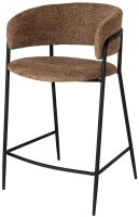 Стул полубарный helning, мягкий шенилл, светло-коричневый (79954)