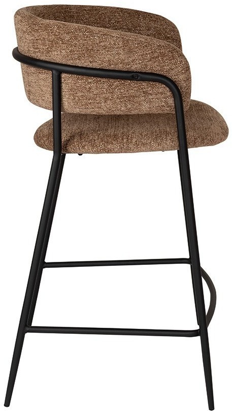 Стул полубарный helning, мягкий шенилл, светло-коричневый (79954)