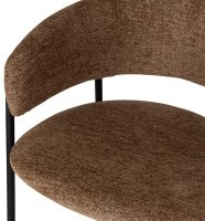Стул полубарный helning, мягкий шенилл, светло-коричневый (79954)