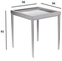 Стол журнальный &quot;Mirage&quot; 56*56*61см (TT-00010556)
