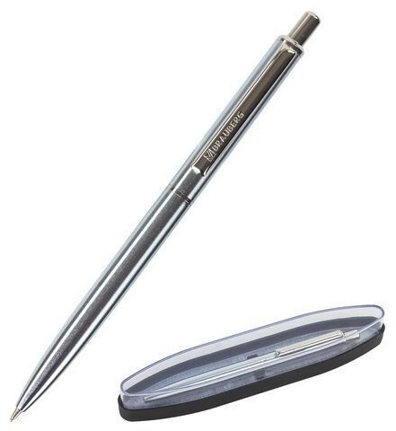 Ручка подарочная шариковая Brauberg Larghetto 0,5 мм синяя 143474 (2) (86895)