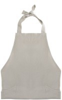 Фартук из умягченного льна бежевого цвета, 70х82 см (63518)
