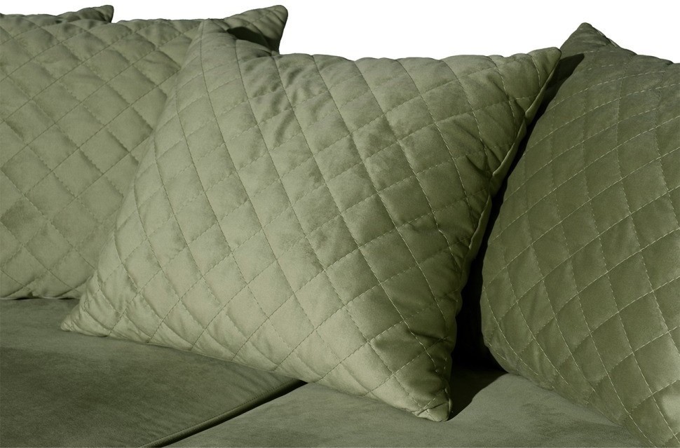 Диван Sorrento 230M трехм.раск,велюр оливковый Colt1002-OLIV 230*101*86 (TT-00016714)