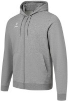 Худи на молнии JOGEL ESSENTIAL Cotton FZ Hoodie, серый меланж, детский (2121912)
