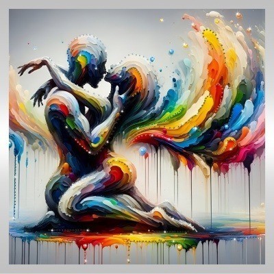 Картина ВДОХНОВЕНИЕ БЛИЗОСТИ с кристаллами Swarovski (3148)