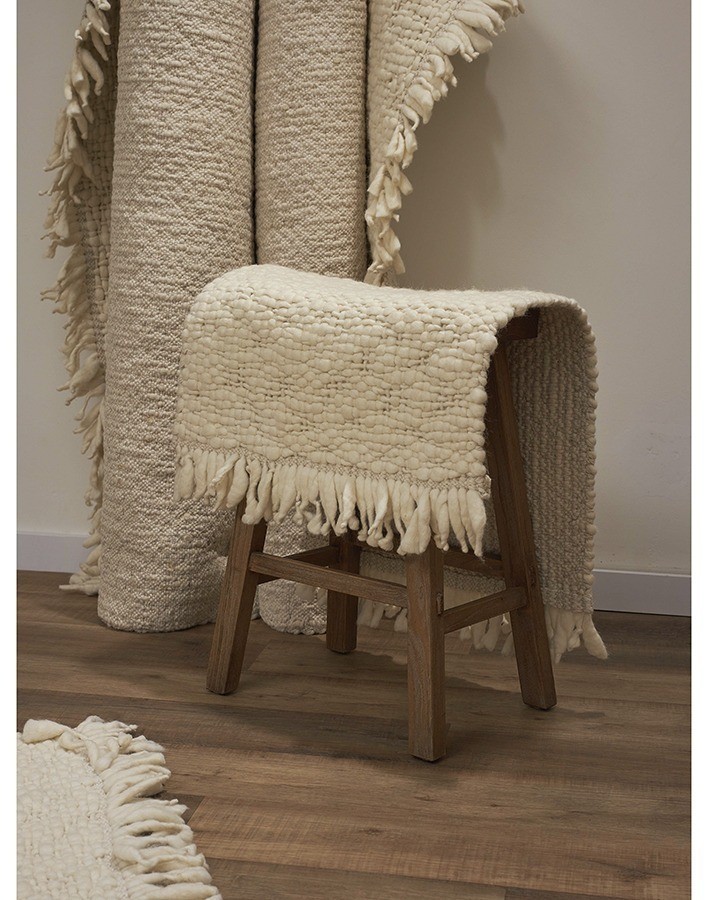 Ковер из буклированной новозеландской шерсти из коллекции ethnic, 60х90 см (77512)