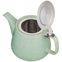 Чайник с металл.ситом и крышкой &quot;luster&quot; 1200мл, 23,5*11*12,5см, зеленый Bronco (470-384)