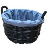 Корзина TMD- Basket 60, Ротанг, Black, ROOMERS FURNITURE
