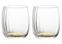 Набор стопок alice в подарочной упаковке, 70 мл, золотистые, 2 шт. (76632)