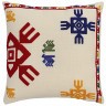 Подушка декоративная по мотивам чувашских орнаментов из коллекции cultural heritage, 45х45 см (77718)