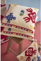 Подушка декоративная по мотивам чувашских орнаментов из коллекции cultural heritage, 45х45 см (77718)