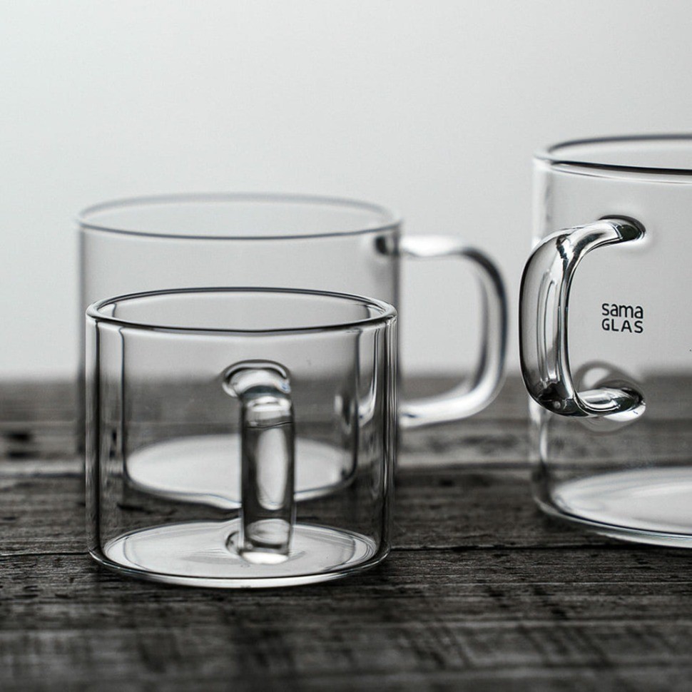 Кружка CP-05/2, Боросиликатное стекло, clear, SAMADOYO