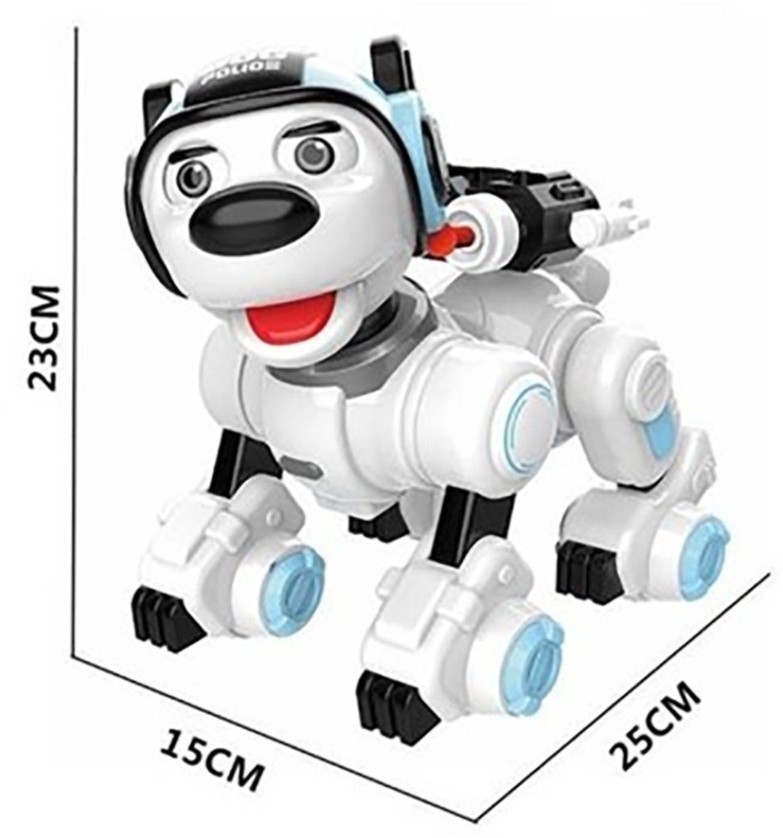 Радиоуправляемая интеллектуальная собака-робот Crazon 1901 BLACK (ИК-управление) (CR-1901)-BLACK