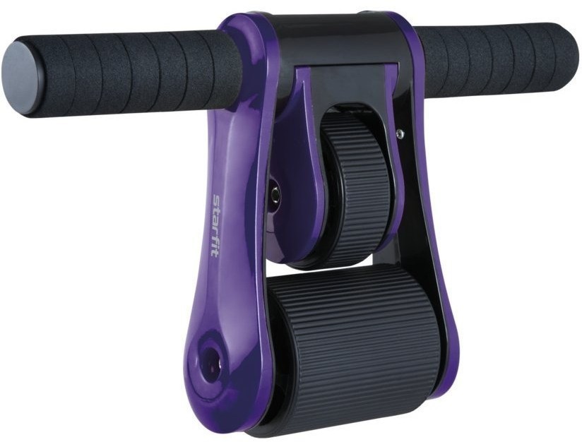 Ролик для пресса складной STARFIT RL-108, черный/фиолетовый (1121618)