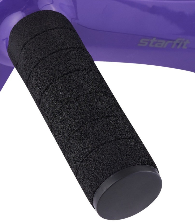 Ролик для пресса складной STARFIT RL-108, черный/фиолетовый (1121618)