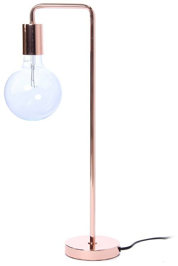 Лампа настольная cool, 15х22,5х55 см, медь в глянце (67904)