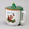 Кружка lefard winter story 390мл с бамбуковой крышкой мал.уп.=6шт (756-467)