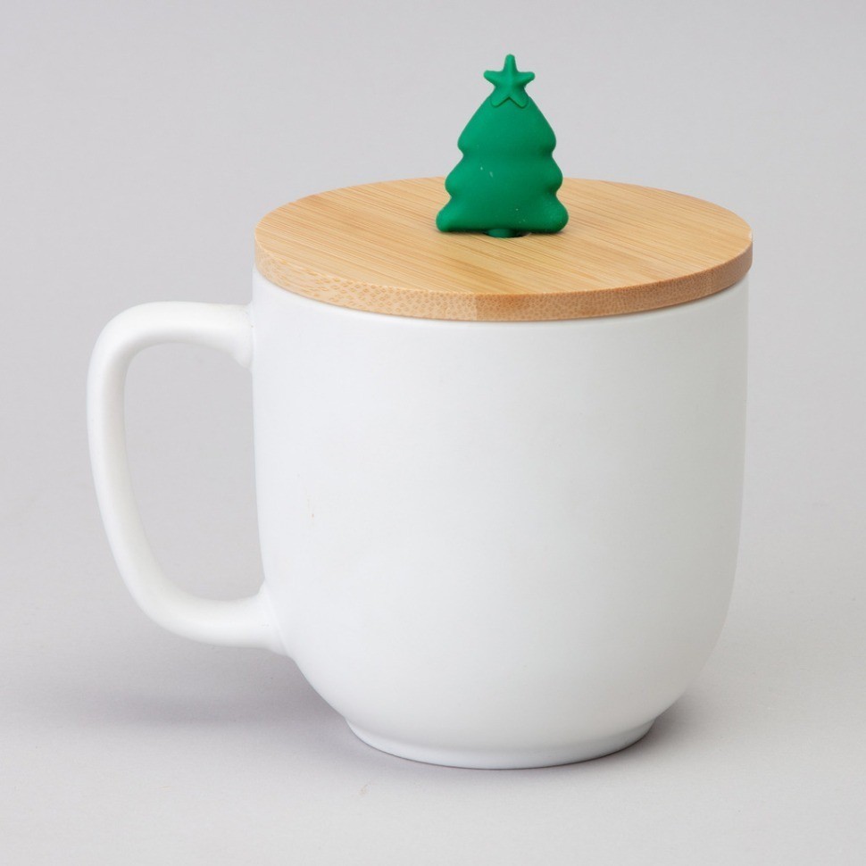 Кружка lefard winter story 390мл с бамбуковой крышкой мал.уп.=6шт (756-467)