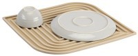 Коврик для сушки посуды dry flex, 34,5х31,5 см, бежевый (77268)
