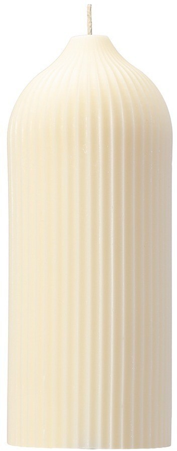 Свеча декоративная молочно-белого цвета из коллекции edge, 16,5 см (77860)
