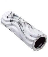 Ролик массажный STARFIT FA-525, EVA/PP, низкая жесткость, 45x14 cм, белый/черный (2103986)