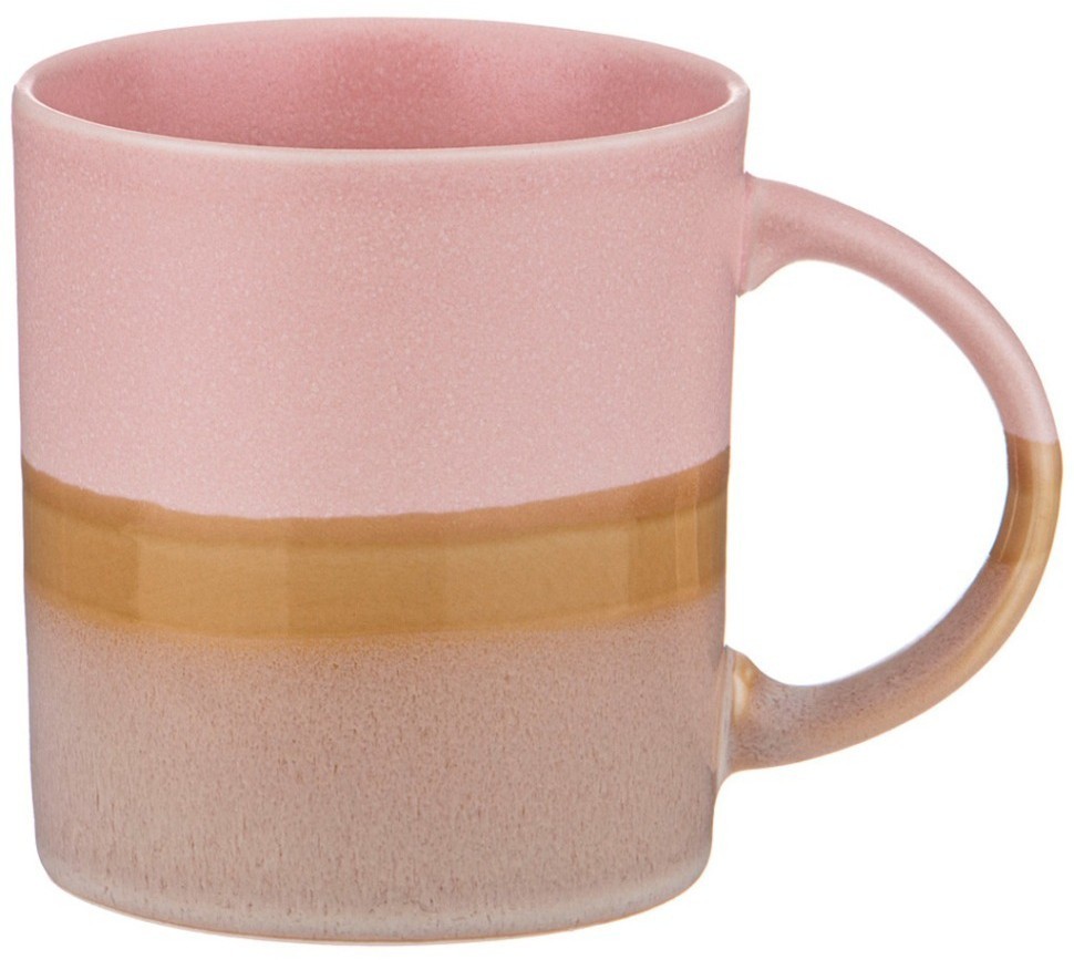 Кружка bronco "sunset" 400 мл розовая (189-440)